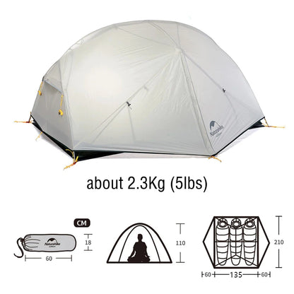 2 Person Ultralight Camping Tent