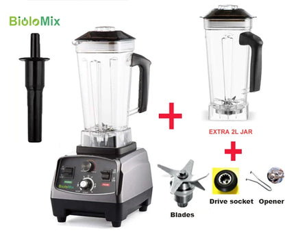 Commercial Grade Timer Heavy Duty Blender Mixer