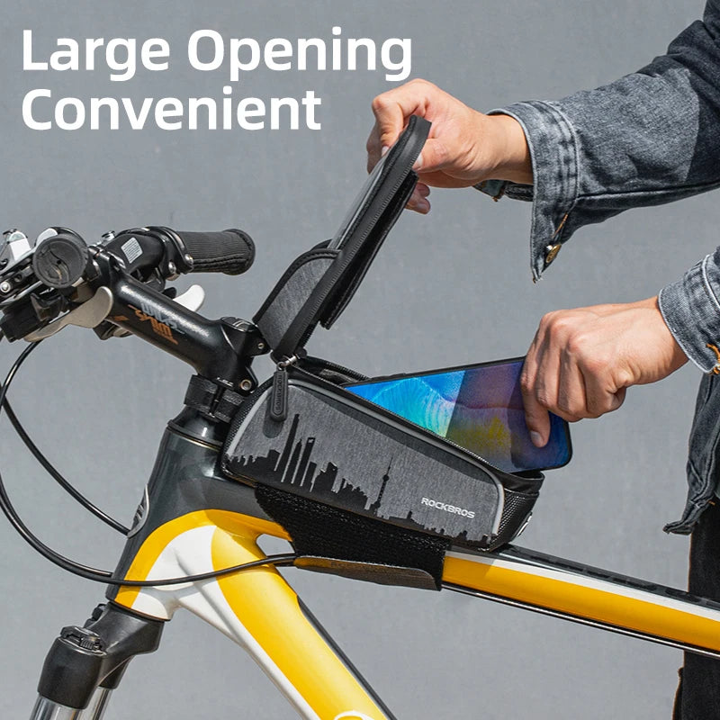 Bicycle Waterproof Touch Screen Frame Bags