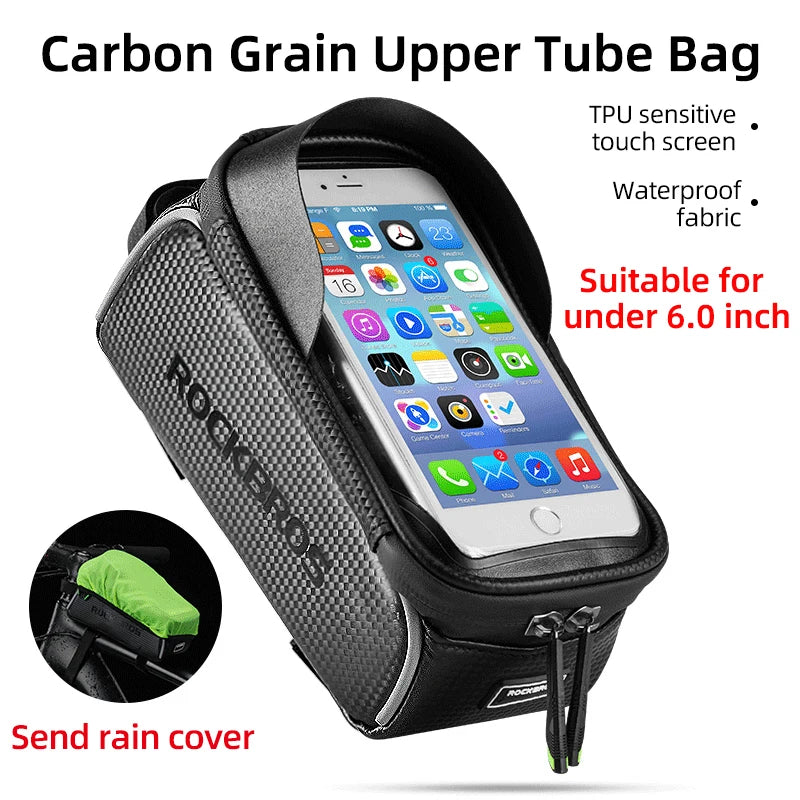 Bicycle Waterproof Touch Screen Frame Bags