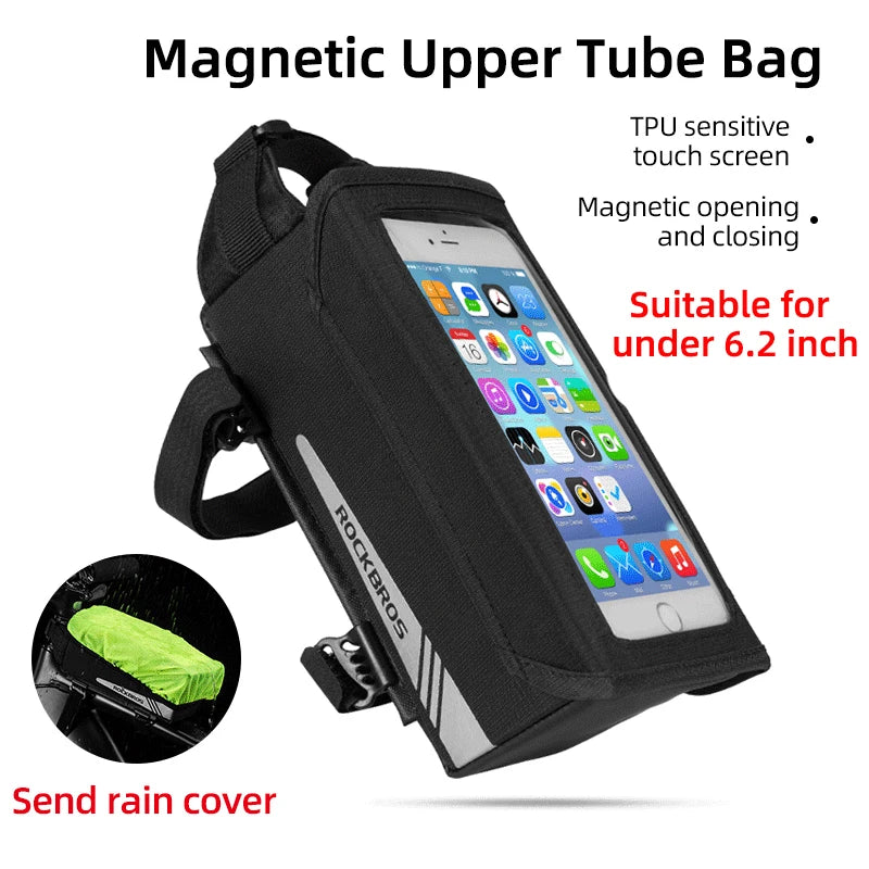 Bicycle Waterproof Touch Screen Frame Bags