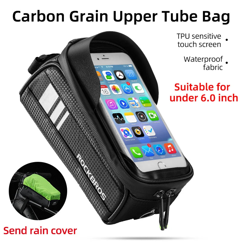 Bicycle Waterproof Touch Screen Frame Bags