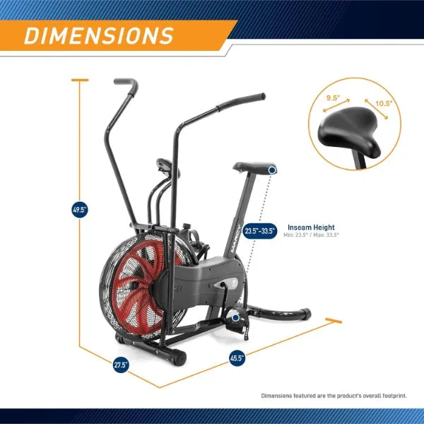 Air-Resistance Exercise Fan Bike