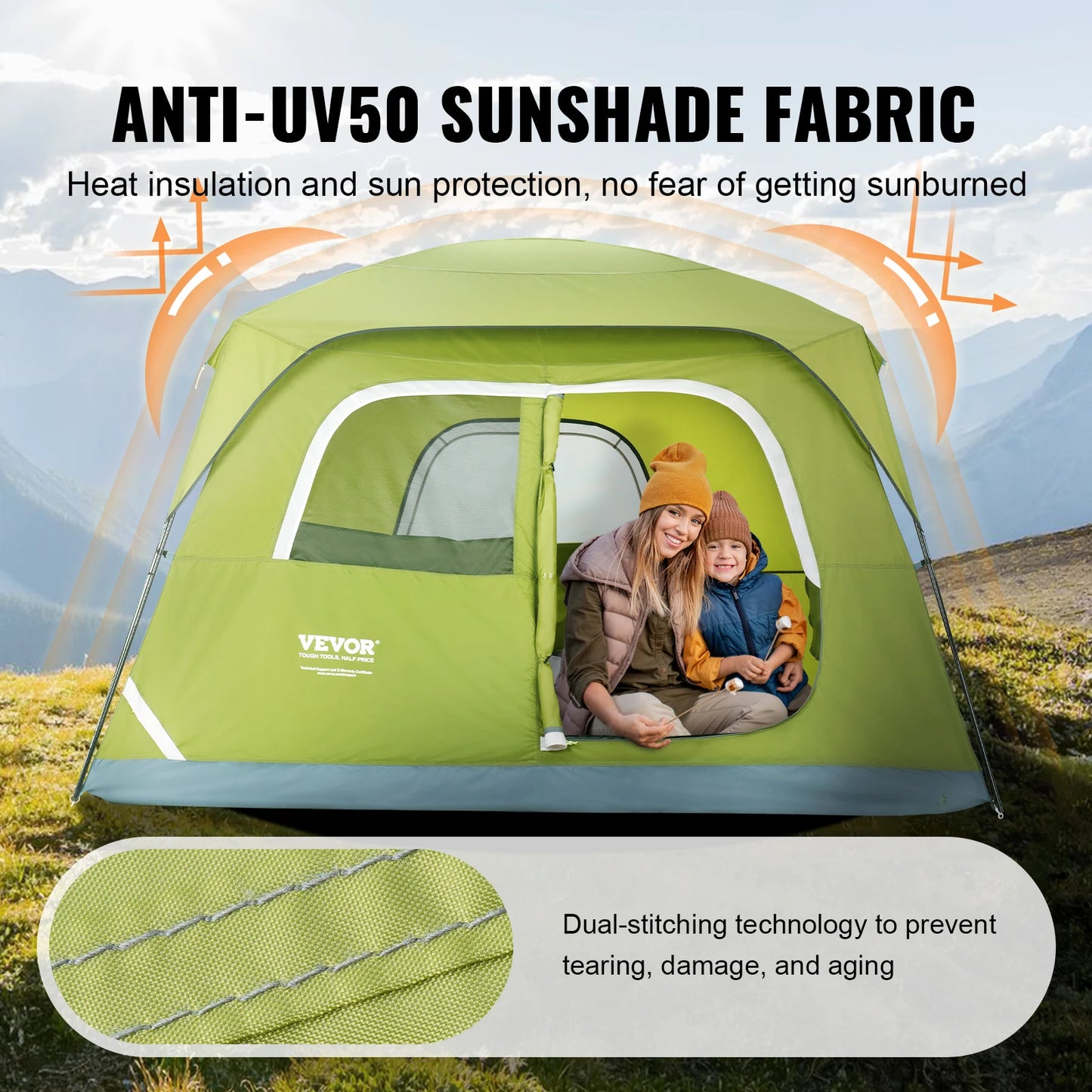 6 Person Outdoor Profession Fabric Tent