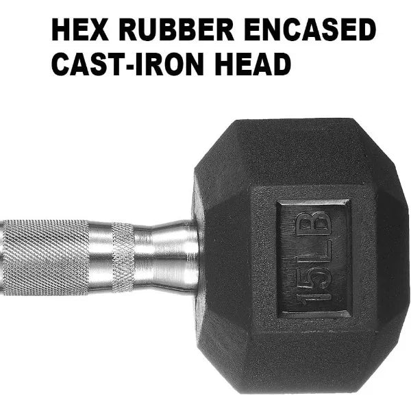 Hex Dumbbell Set Rubber