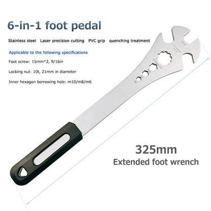 Multifunctional Auxiliary Bicycle Repair Wrench