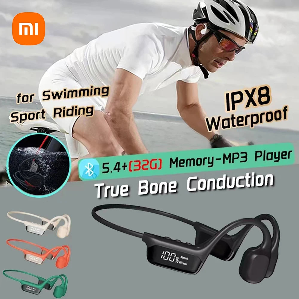 Earphone IPX8 Waterproof Headset