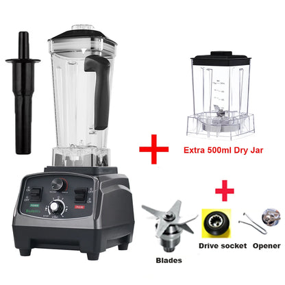 Commercial Grade Timer Heavy Duty Blender Mixer