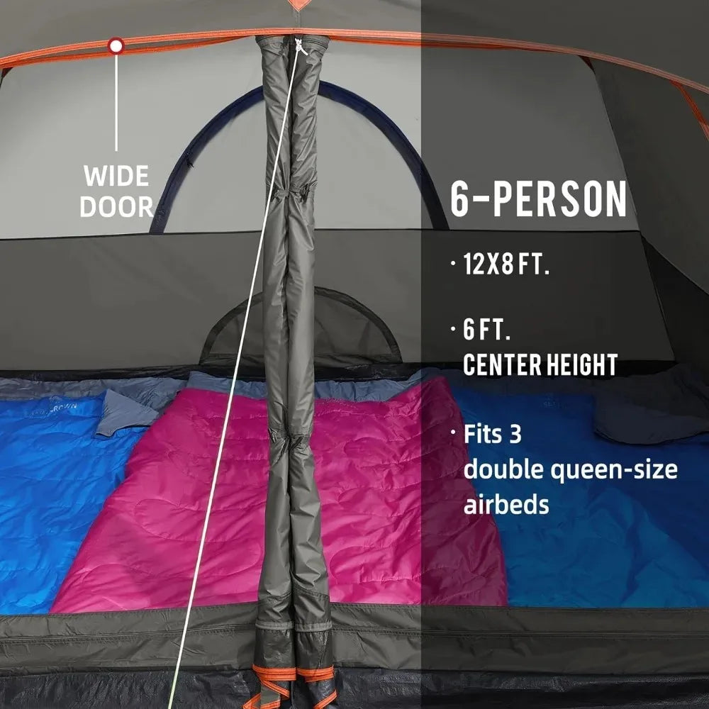 Waterproof Family Tent For Outdoor Hiking