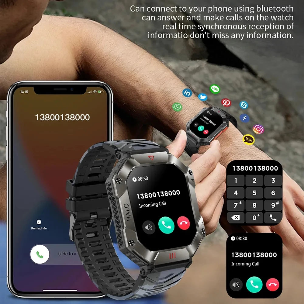 Men Smart Fitness Watch