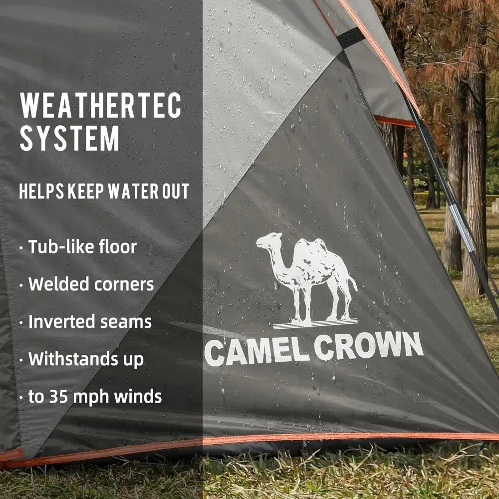 Waterproof Family Tent For Outdoor Hiking