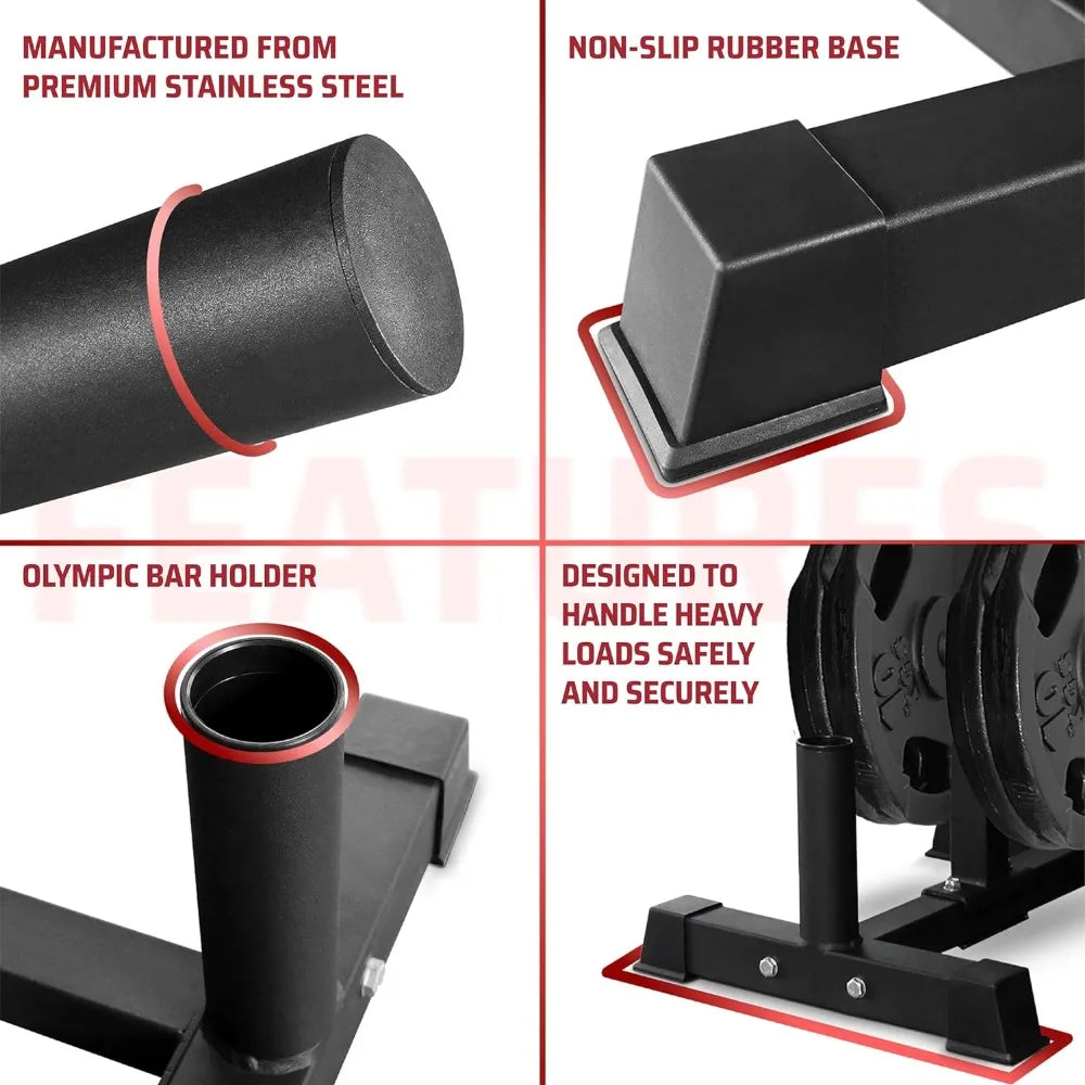 Weight Plate Tree Holder & Storage Rack