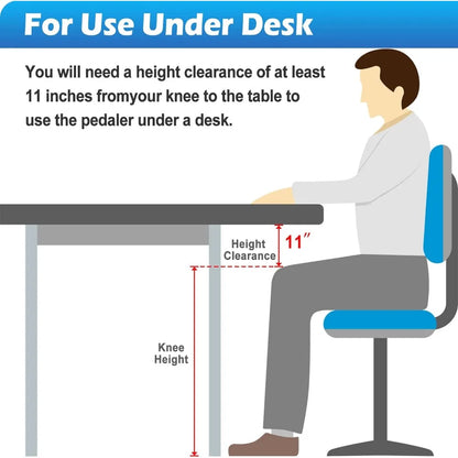 Under Desk Bike Pedal Exerciser