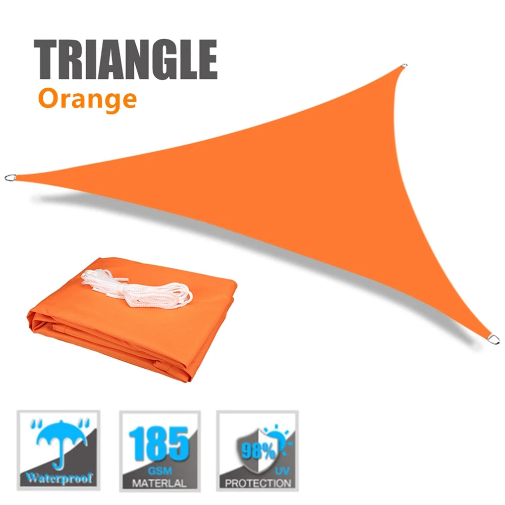 Triangle Sun Shade Sail Canopy